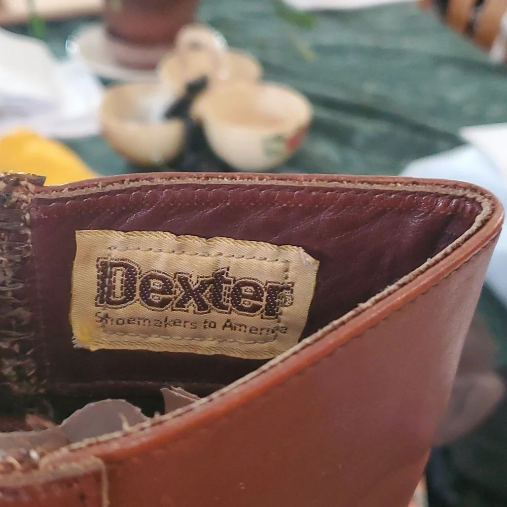 Vintage Dexter Campus Knee high Boots 7 1/2M - Picture 3 of 9